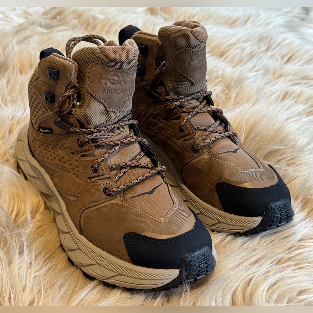Hoka One One Women's Anacapa Mid GTX Gore-Tex Hiking Boot Shoes, Size 7 B US NEW